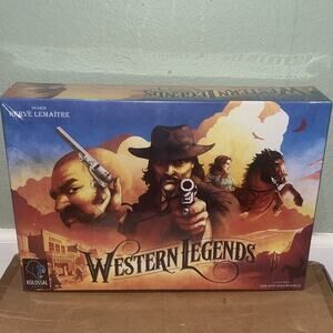 Western Legends Board Game : English New And Sealed